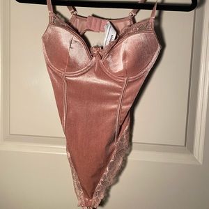 Velvet Lingerie Bodysuit